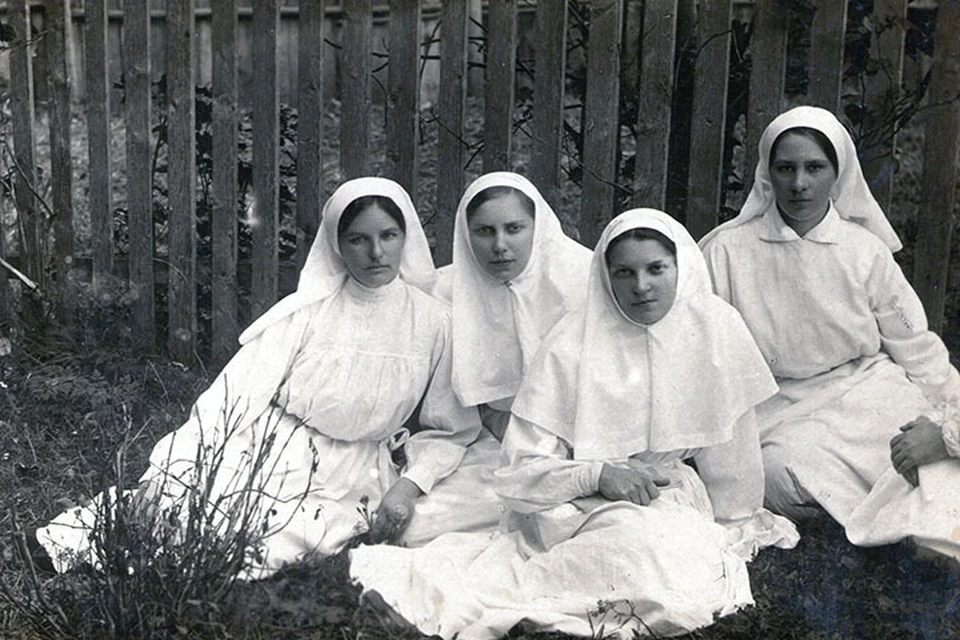 Віцебскія сёстры міласэрнасці 1915 год. Фота з архіва А. Самовіча.