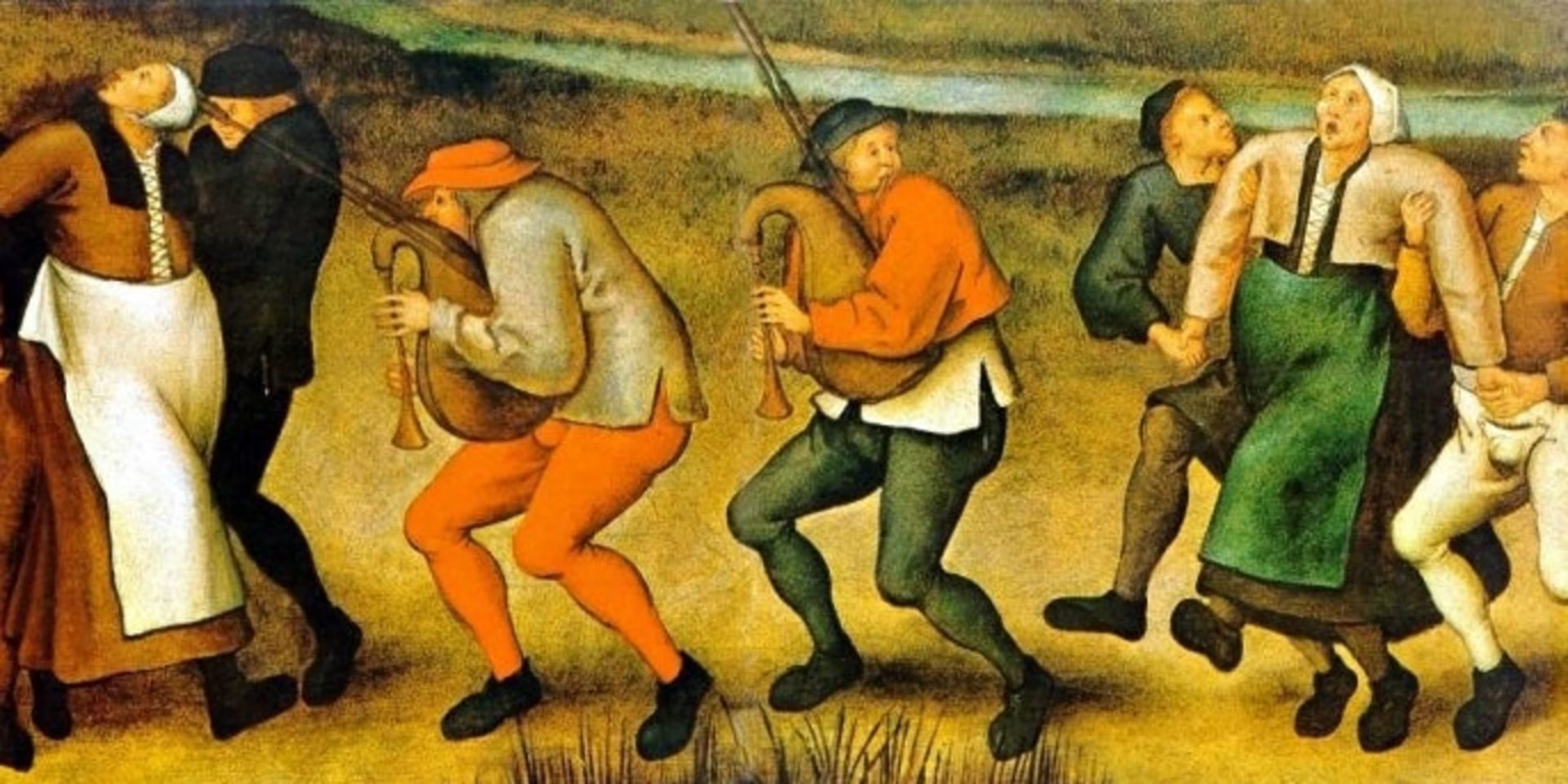 Пляска св. Віта. 1518 г. Вялікабрытанія